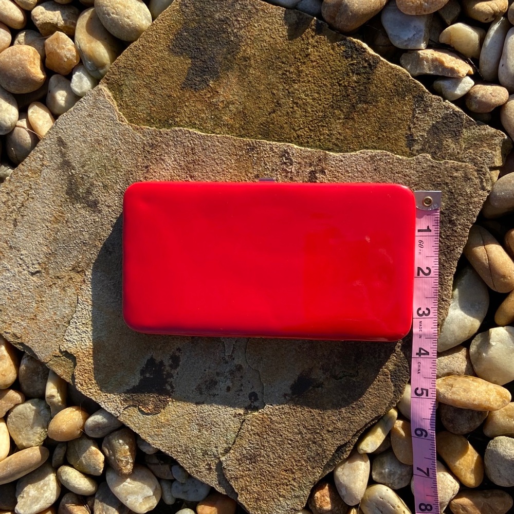 Bright Red Wallet - Picture 3 of 4